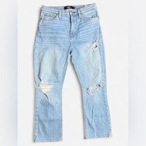 Hudson Holly High Rise Bootcut Distressed Jeans size 28